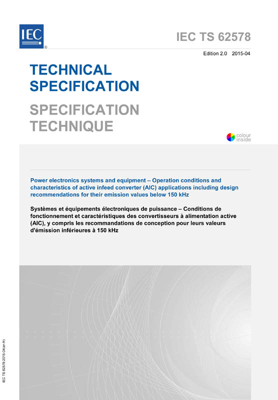 Cover IEC TS 62578:2015